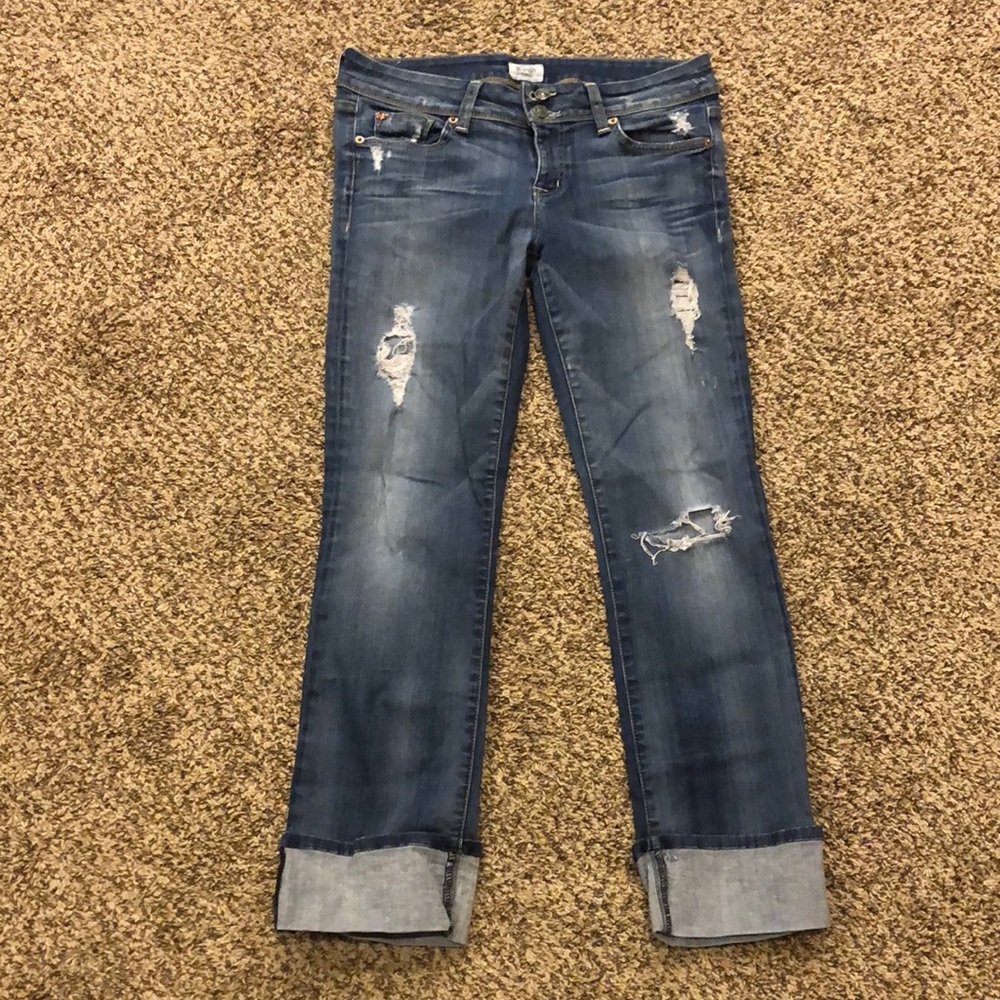 Hudson “Crop Ginny” style jeans Women’s size 28